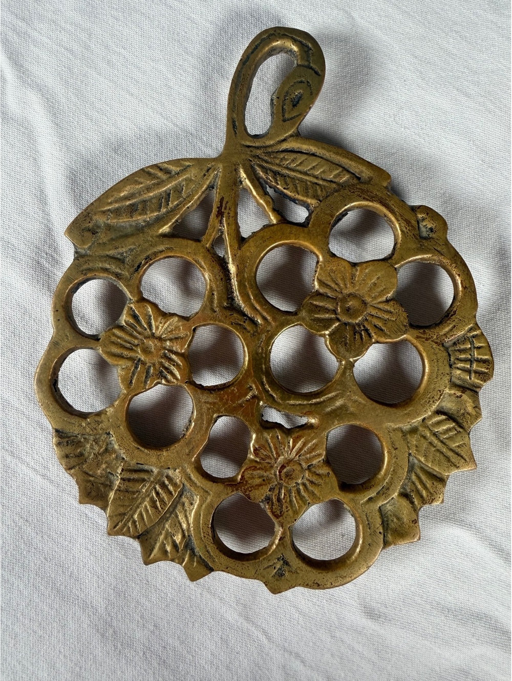 Vintage brass trivet